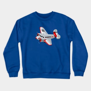 Cartoon retro plane Crewneck Sweatshirt